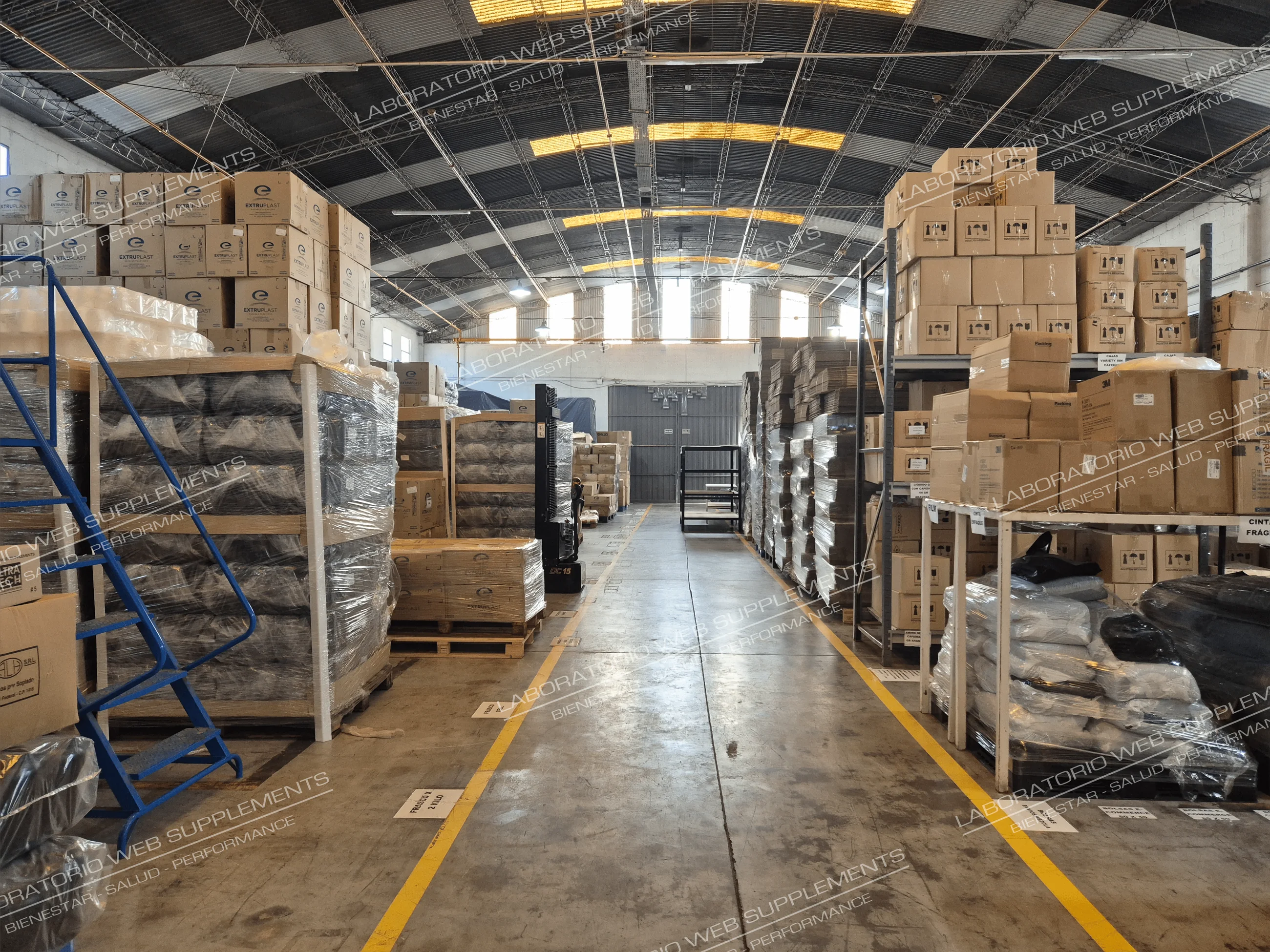 Instalaciones y proceso productivo del laboratorio de suplementos dietarios JBJ