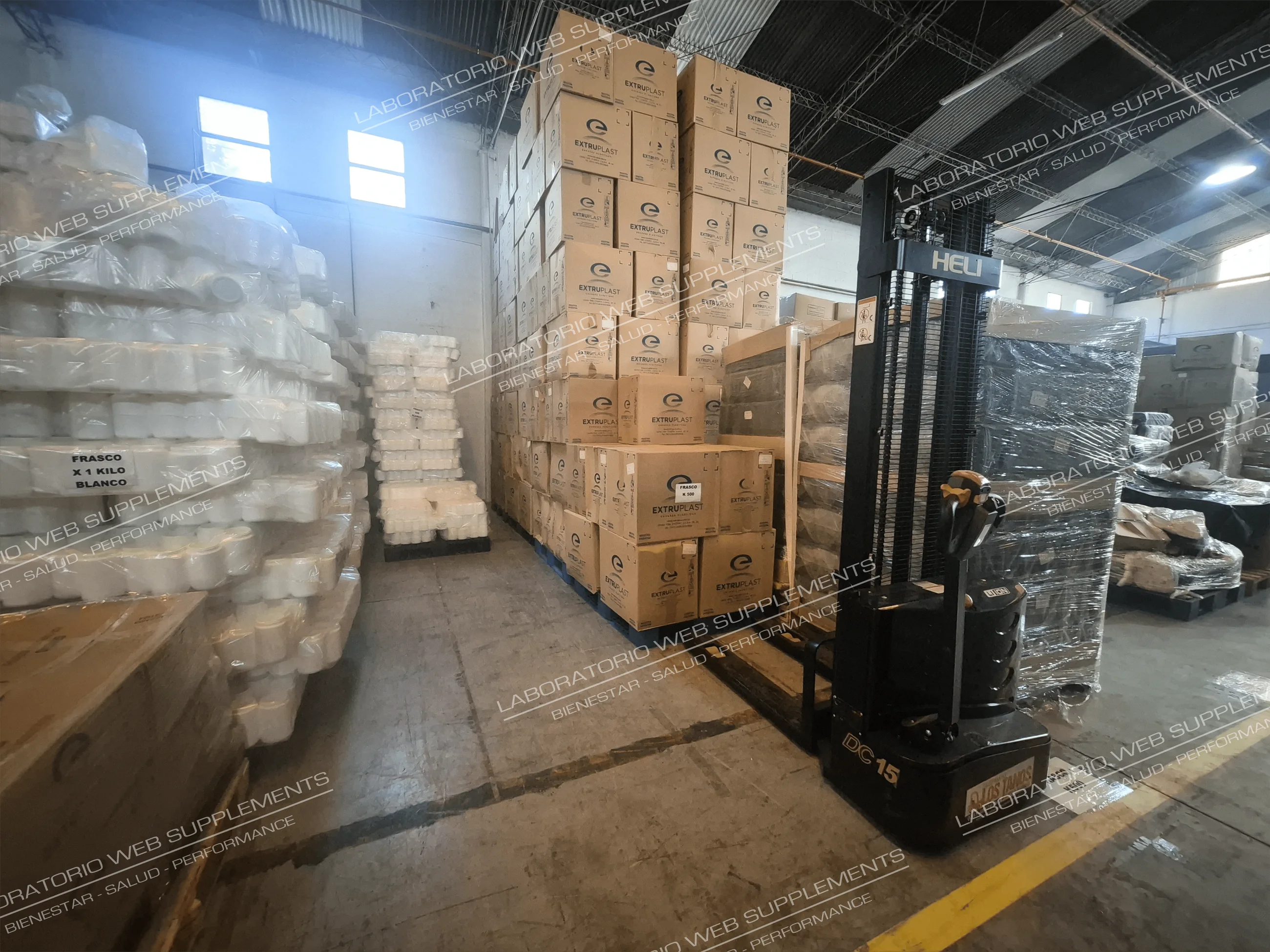 Instalaciones y proceso productivo del laboratorio de suplementos dietarios JBJ
