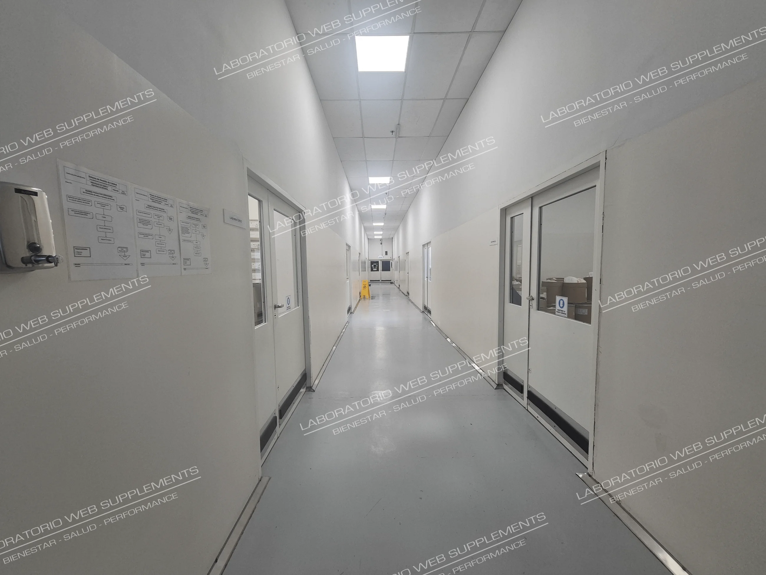 Instalaciones y proceso productivo del laboratorio de suplementos dietarios JBJ