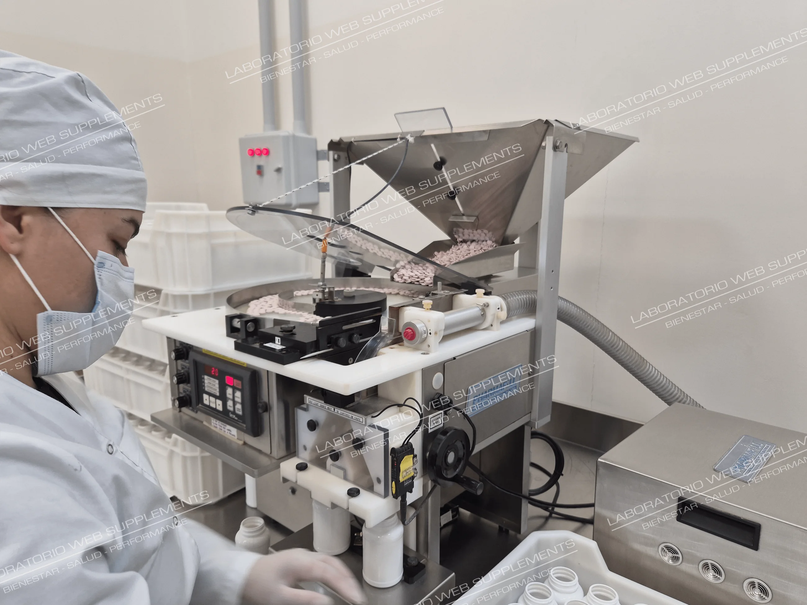 Instalaciones y proceso productivo del laboratorio de suplementos dietarios JBJ