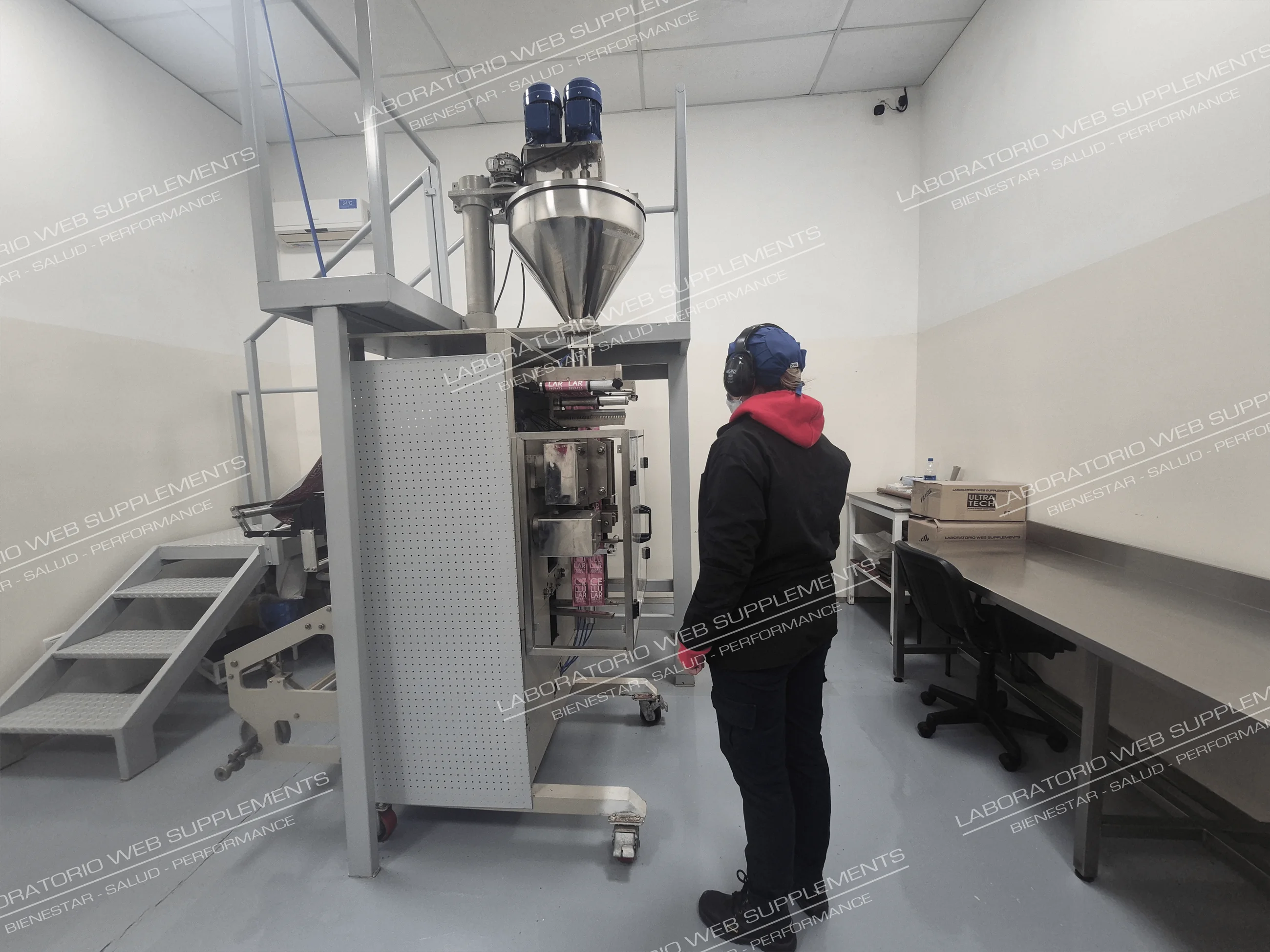 Instalaciones y proceso productivo del laboratorio de suplementos dietarios JBJ