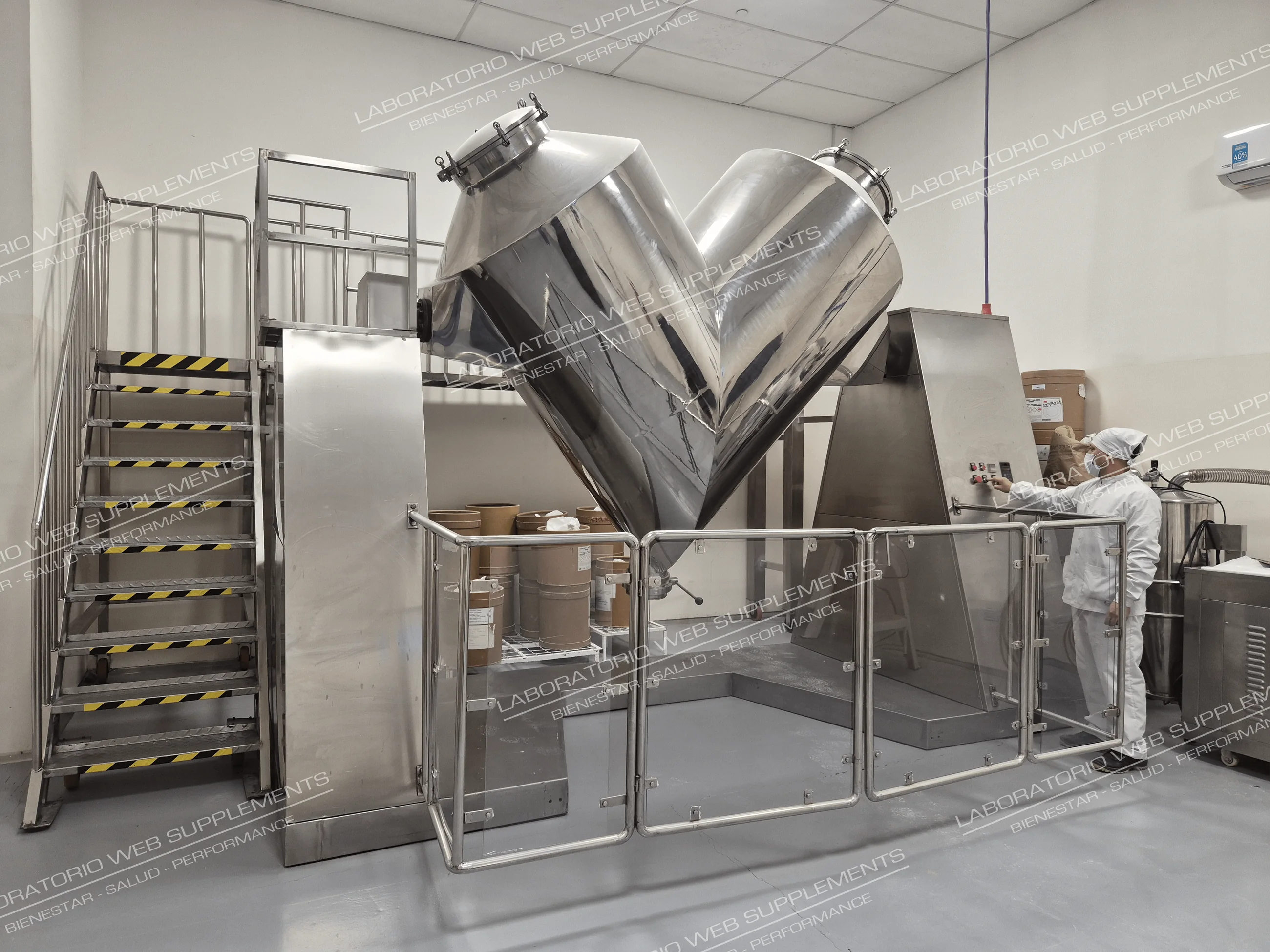Instalaciones y proceso productivo del laboratorio de suplementos dietarios JBJ