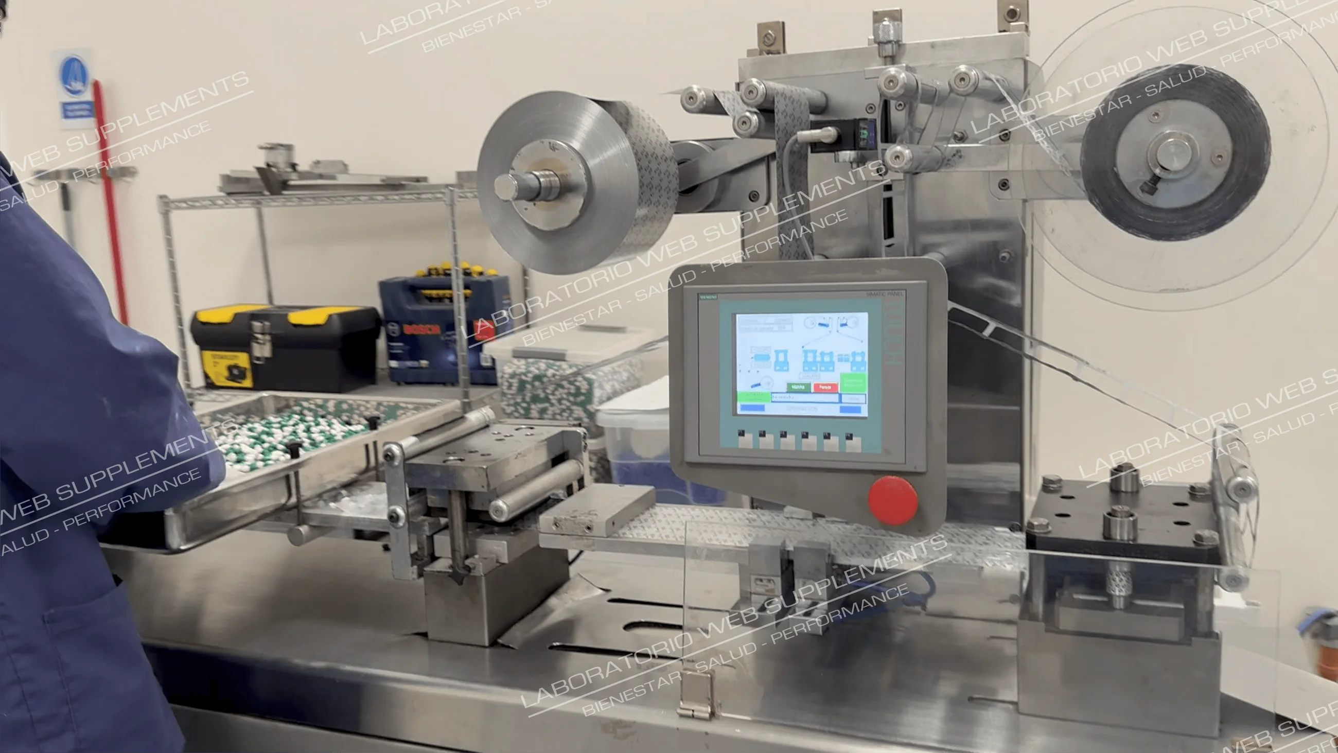 Instalaciones y proceso productivo del laboratorio de suplementos dietarios JBJ