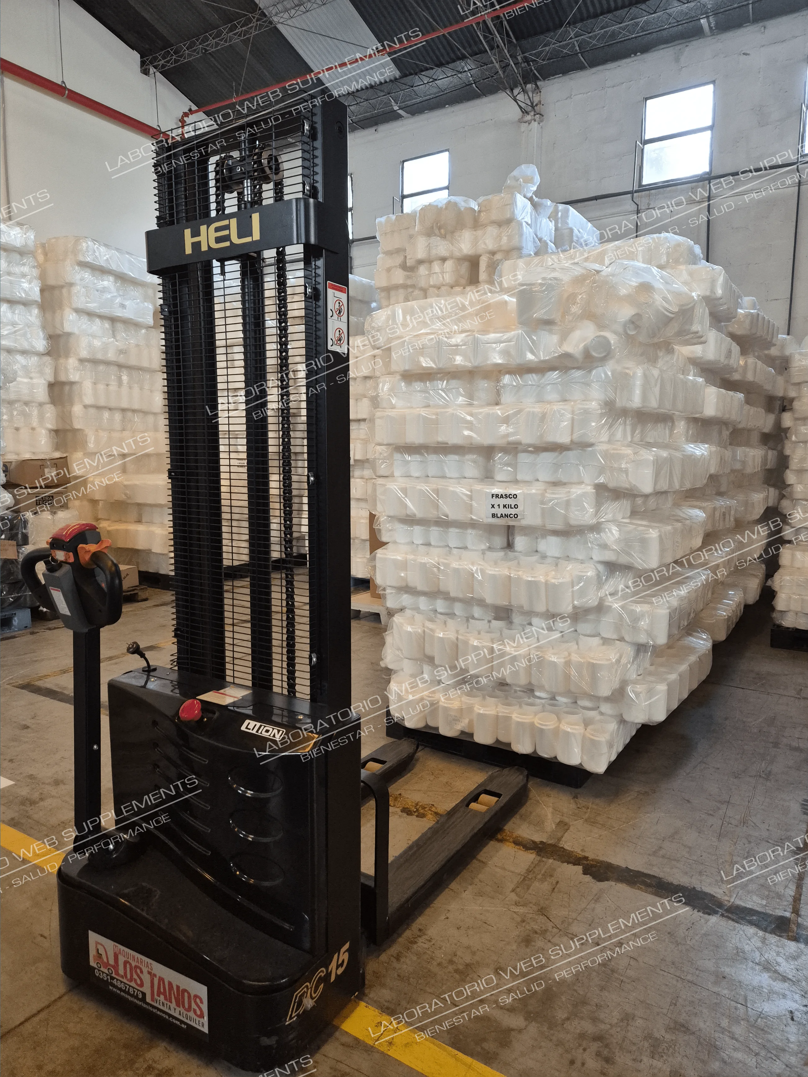 Instalaciones y proceso productivo del laboratorio de suplementos dietarios JBJ