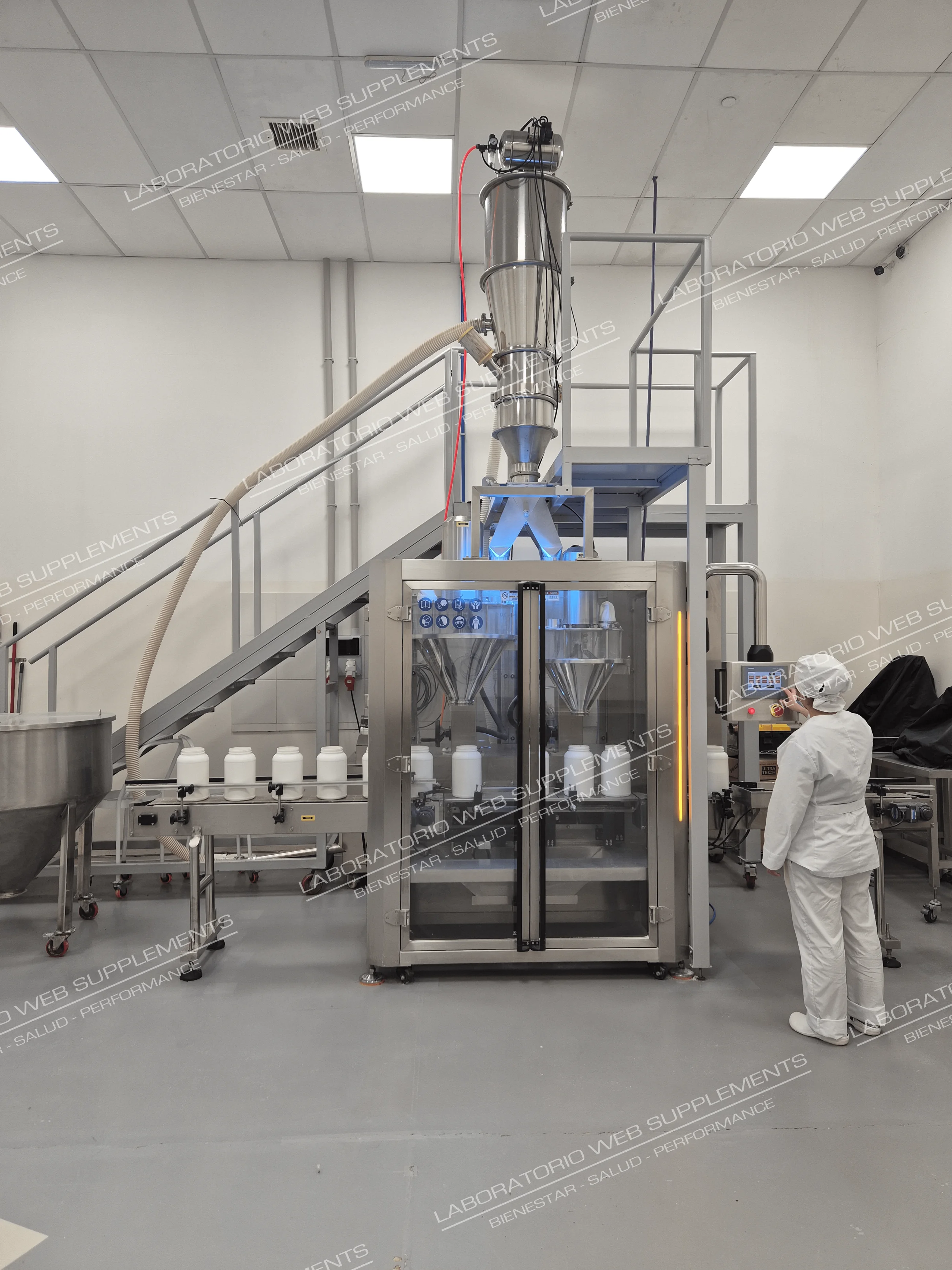 Instalaciones y proceso productivo del laboratorio de suplementos dietarios JBJ