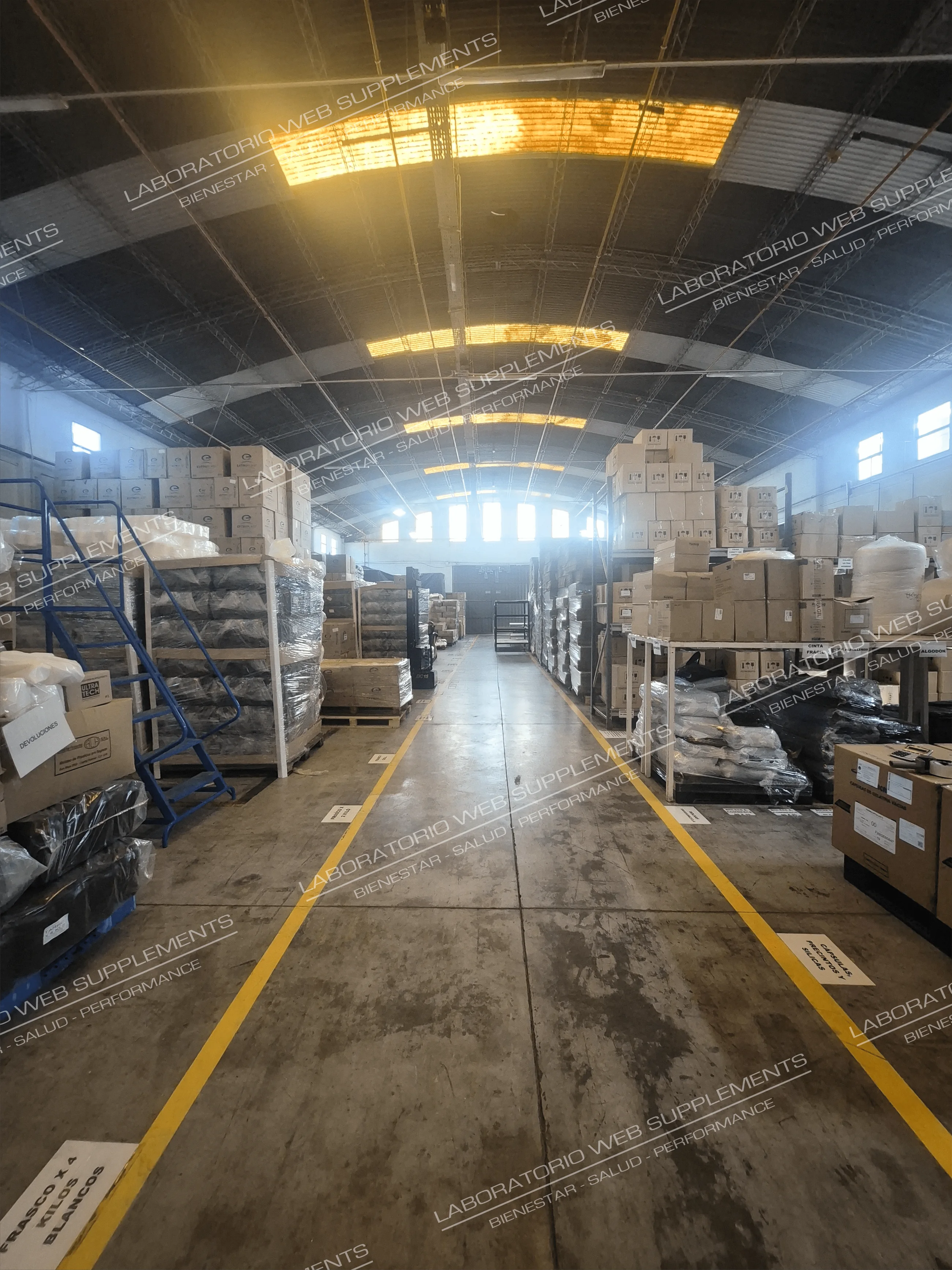 Instalaciones y proceso productivo del laboratorio de suplementos dietarios JBJ