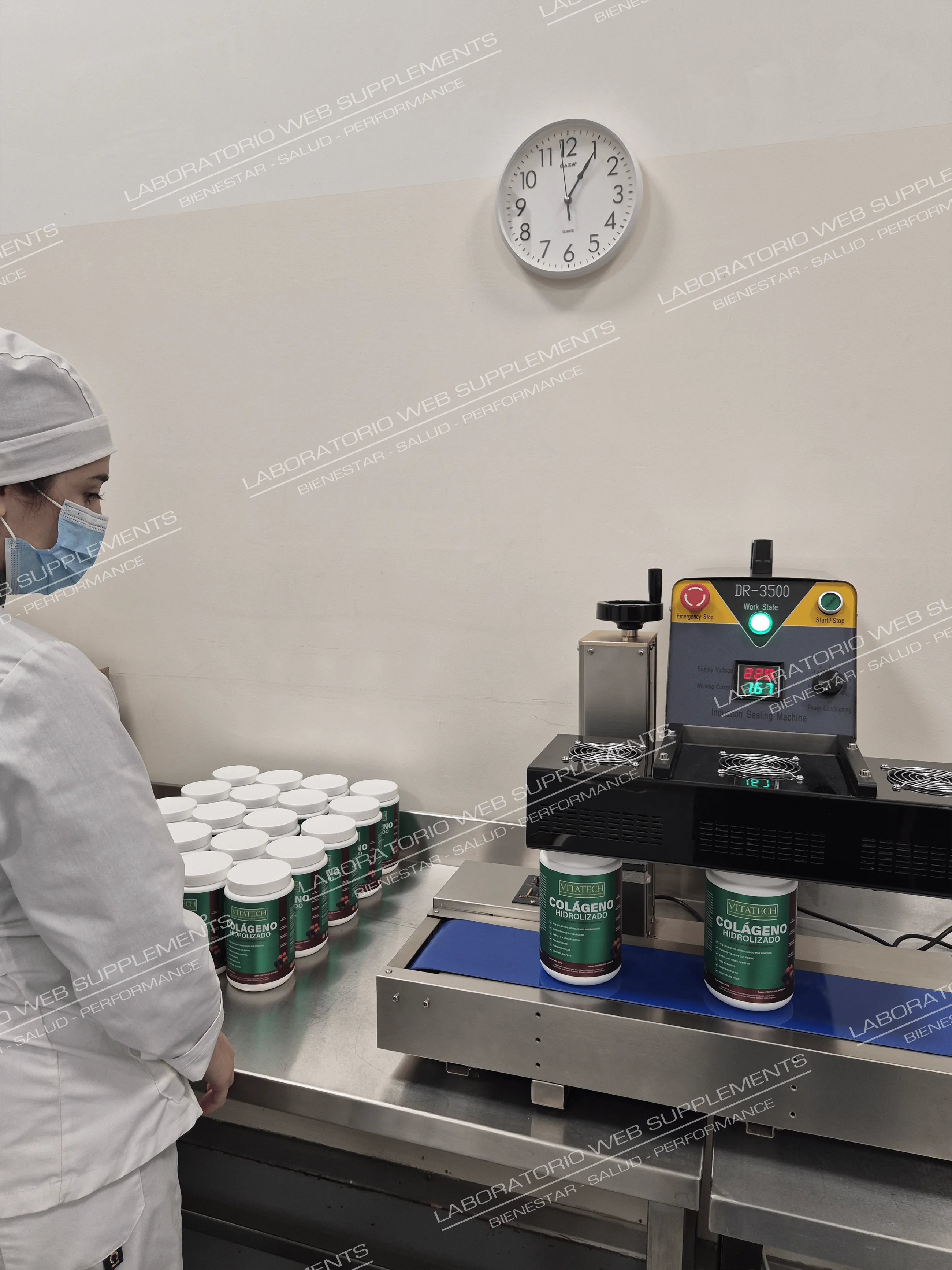 Instalaciones y proceso productivo del laboratorio de suplementos dietarios JBJ