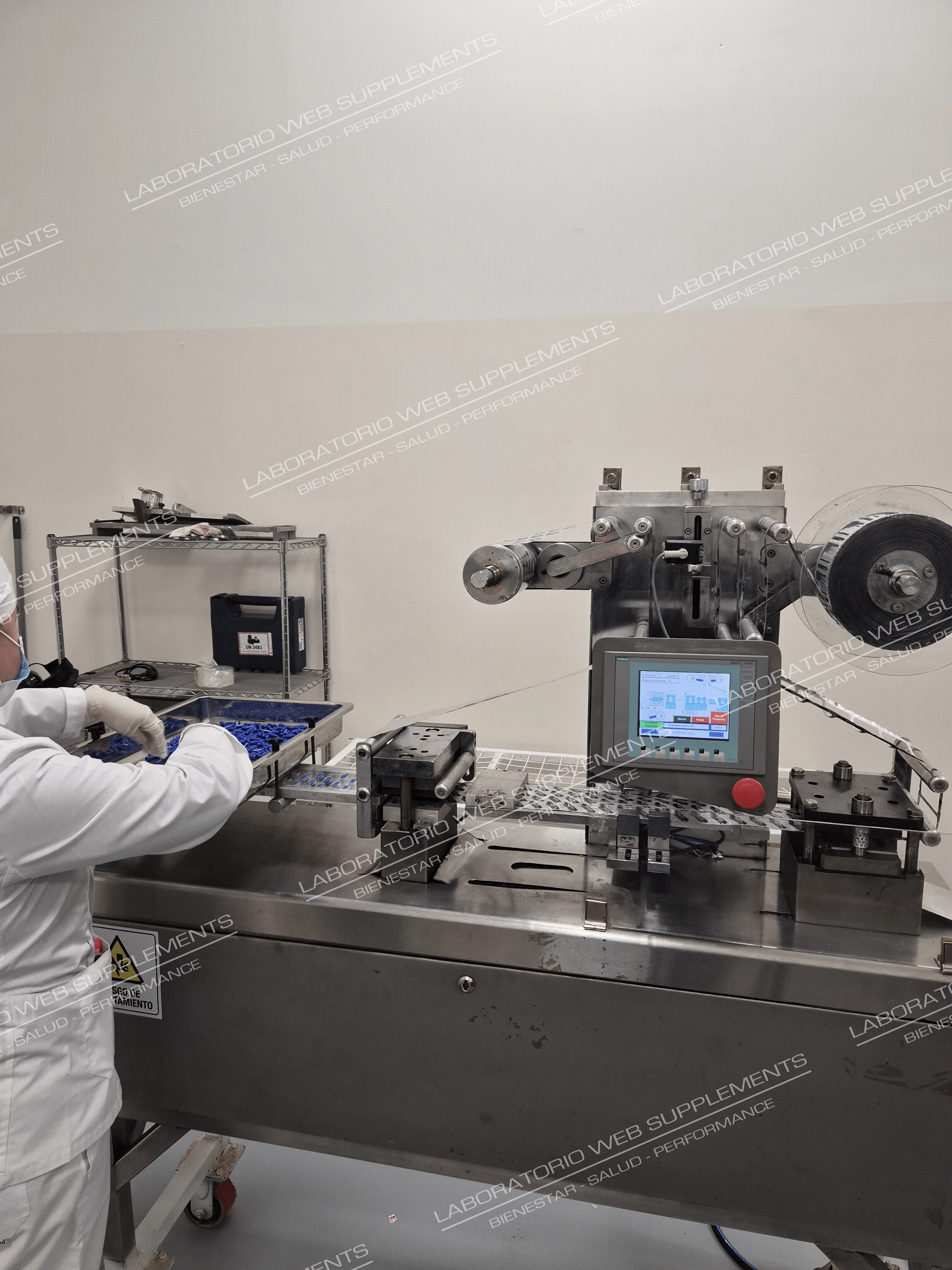 Instalaciones y proceso productivo del laboratorio de suplementos dietarios JBJ